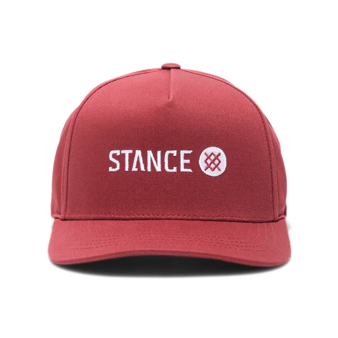 Stance Unisex Icon Snapback Hat Maroon