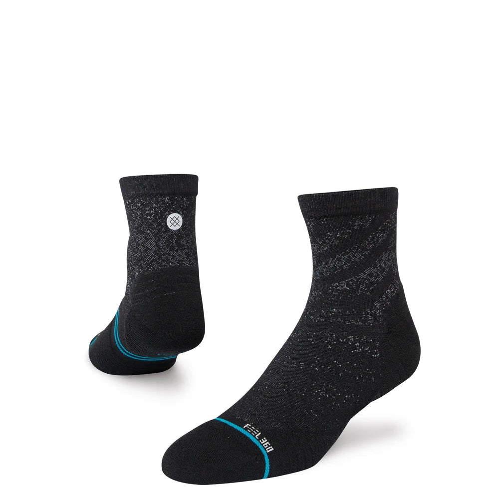 Stance Unisex Run Light Quarter Black