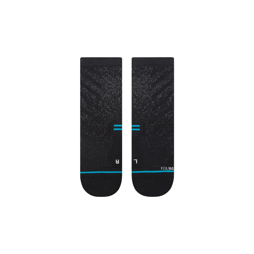 Stance Unisex Run Light Quarter Black