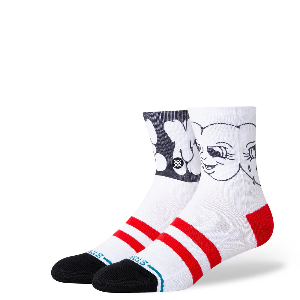 Stance Unisex Spare Me Quarter Socks White
