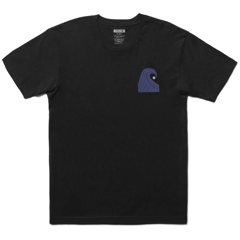 Stance Unisex Stacked Swell Tee Black