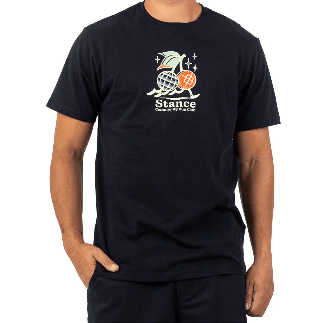 Stance Mens Community Ss Tee Black
