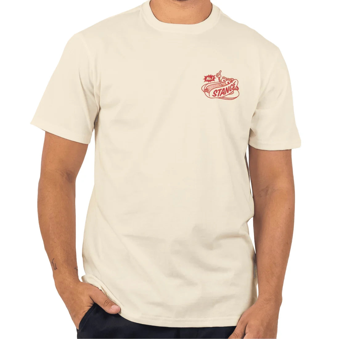 Stance Mens Dog Ss Tee Canvas