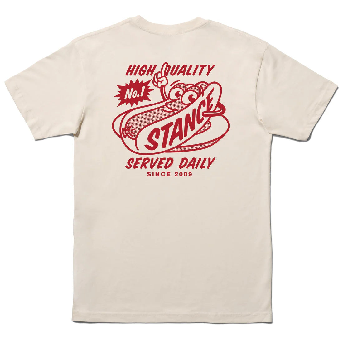 Stance Mens Dog Ss Tee Canvas