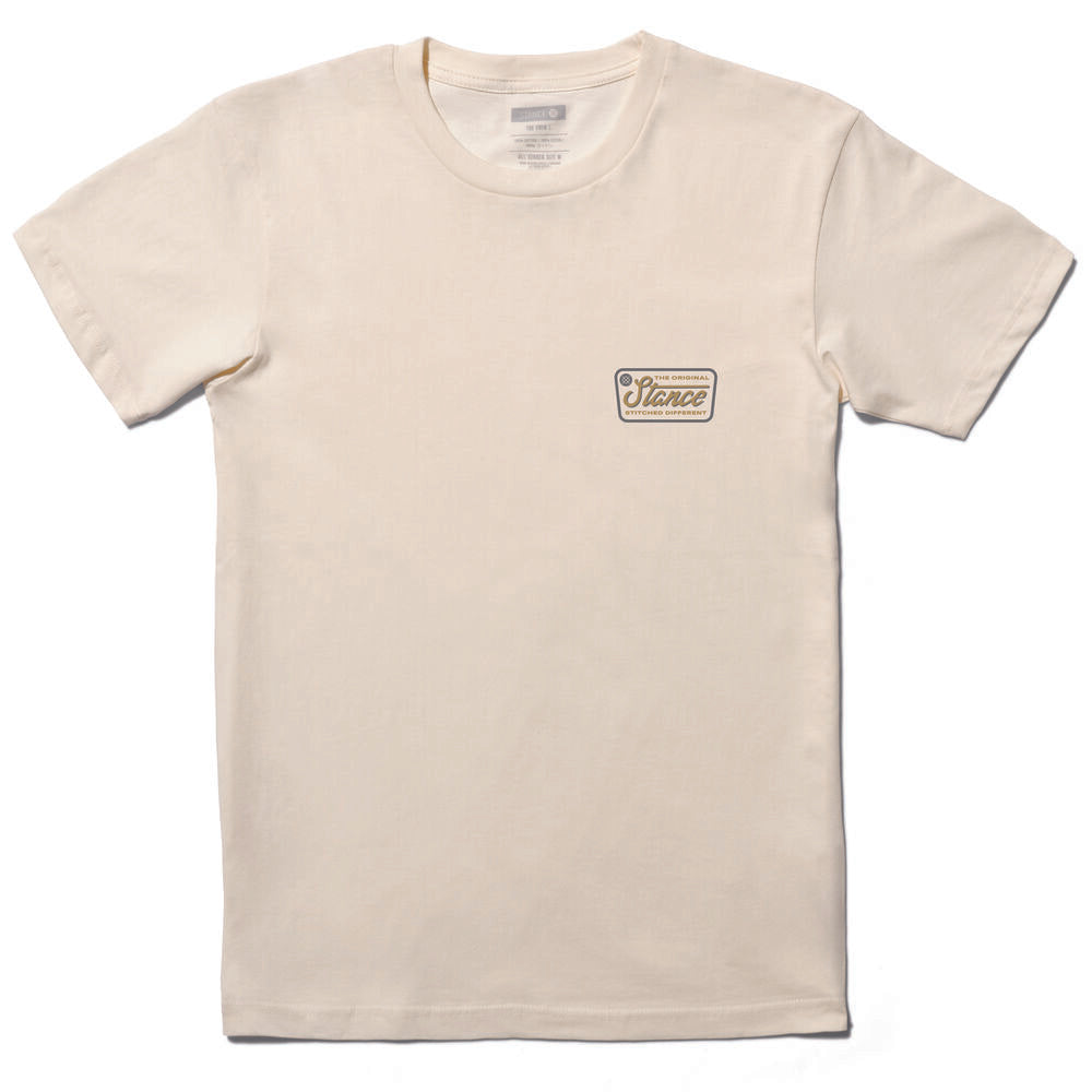 Stance Mens Script Seal Ss Tee Canvas