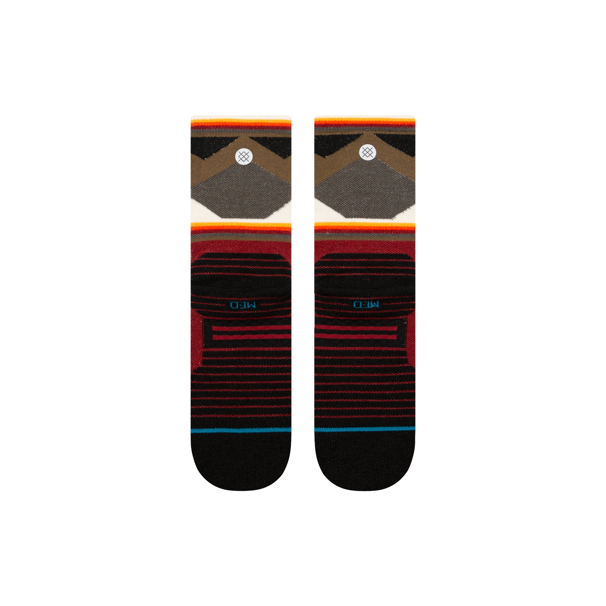 Stance Unisex Jimmy Chin Mid Wool Crew Red