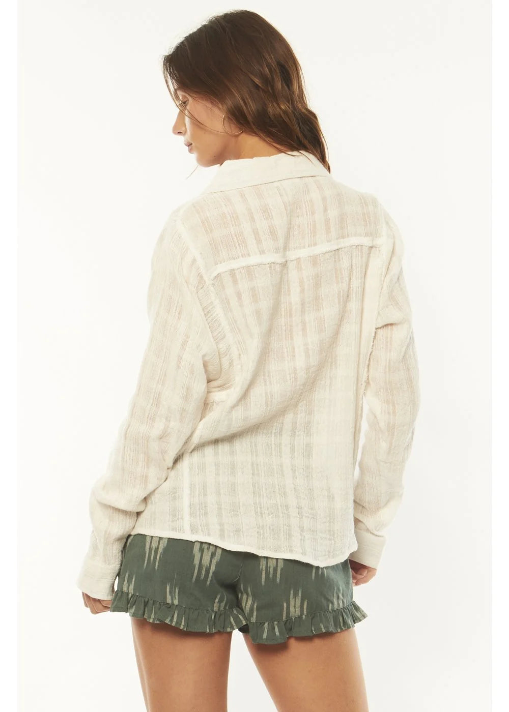 Amuse Womens Kennedy Ls Woven Shirt