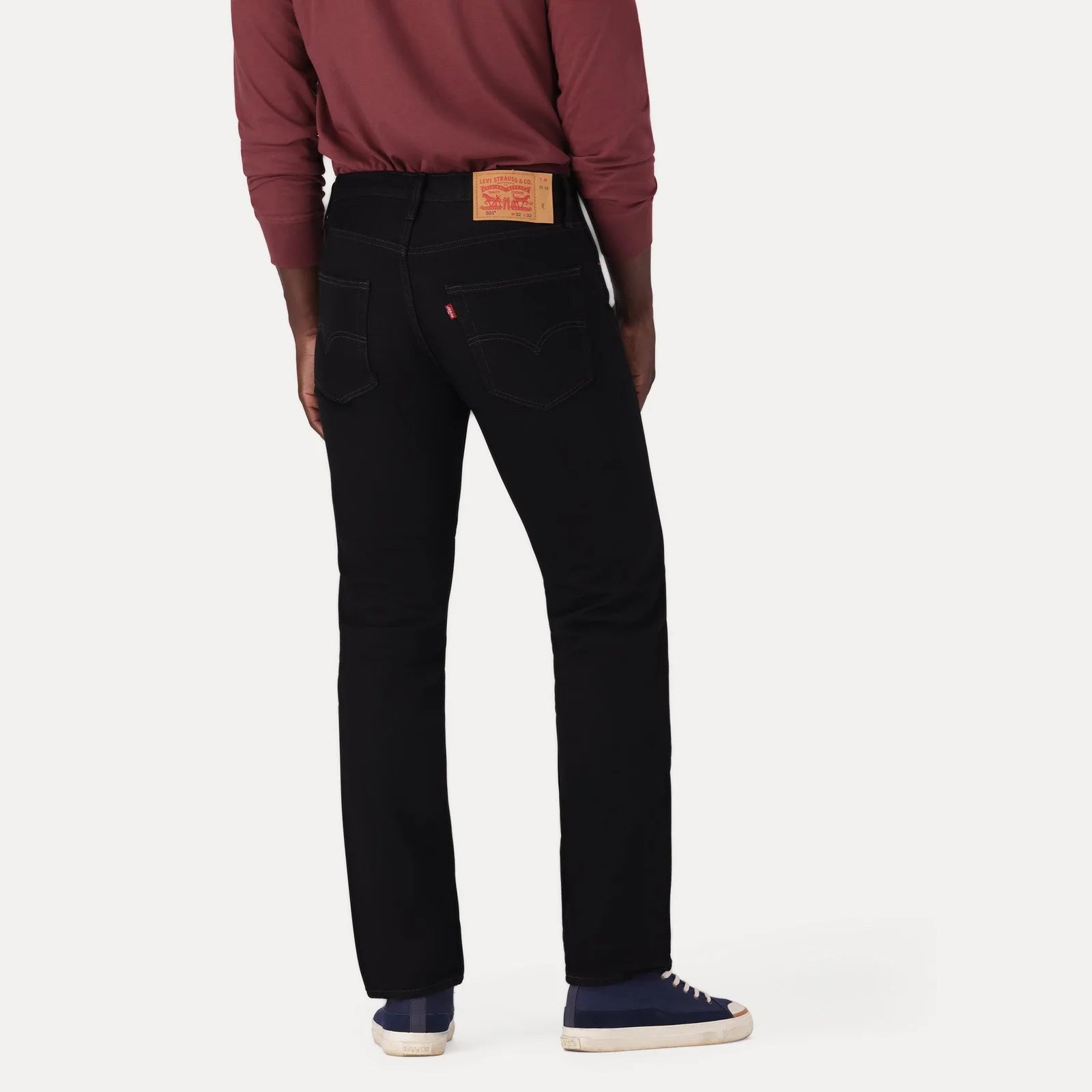 Levis Unisex 501 Original Denim Black
