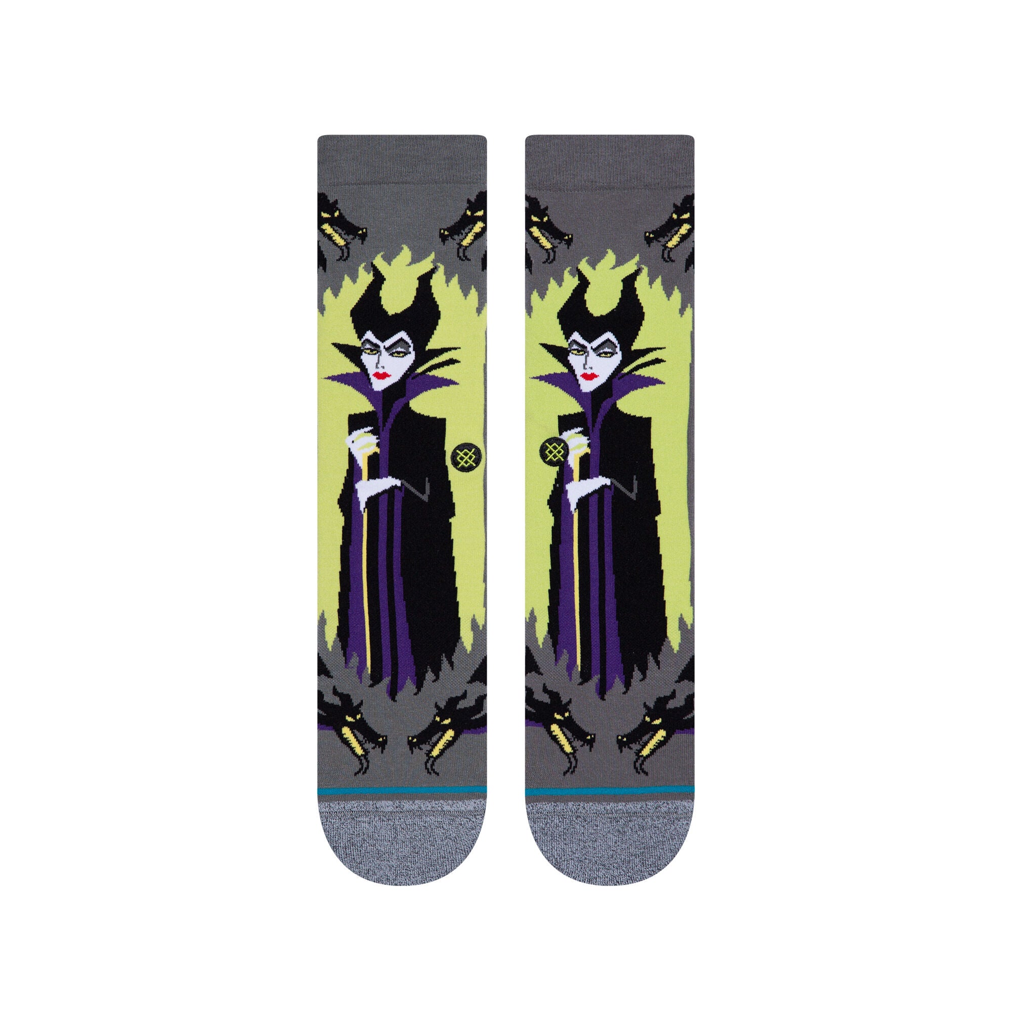 Stance Unisex Maleficent Socks Grey