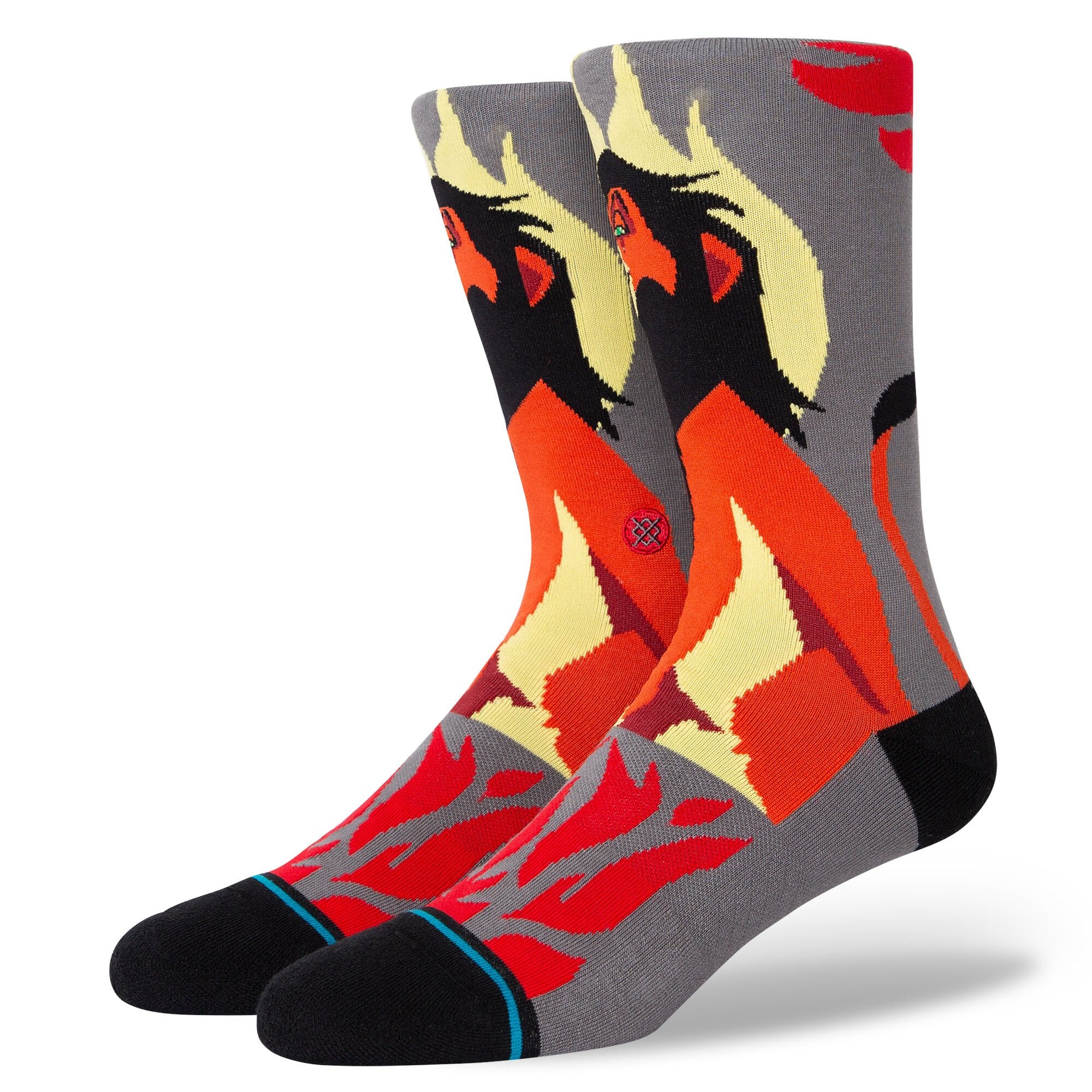 Stance Unisex Lion King Scar Crew Socks Grey