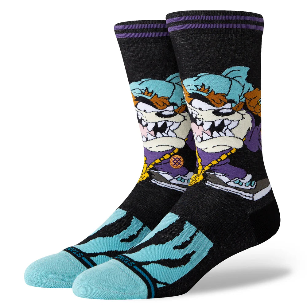 Stance Unisex Taz Crew Socks Black