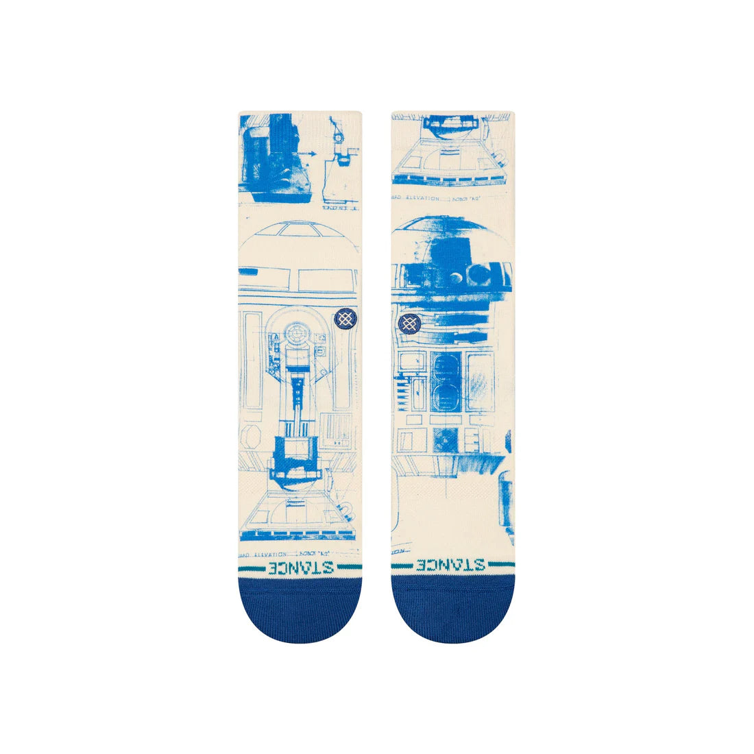 Stance Unisex R2-D2 Star Wars Crew Socks Canvas