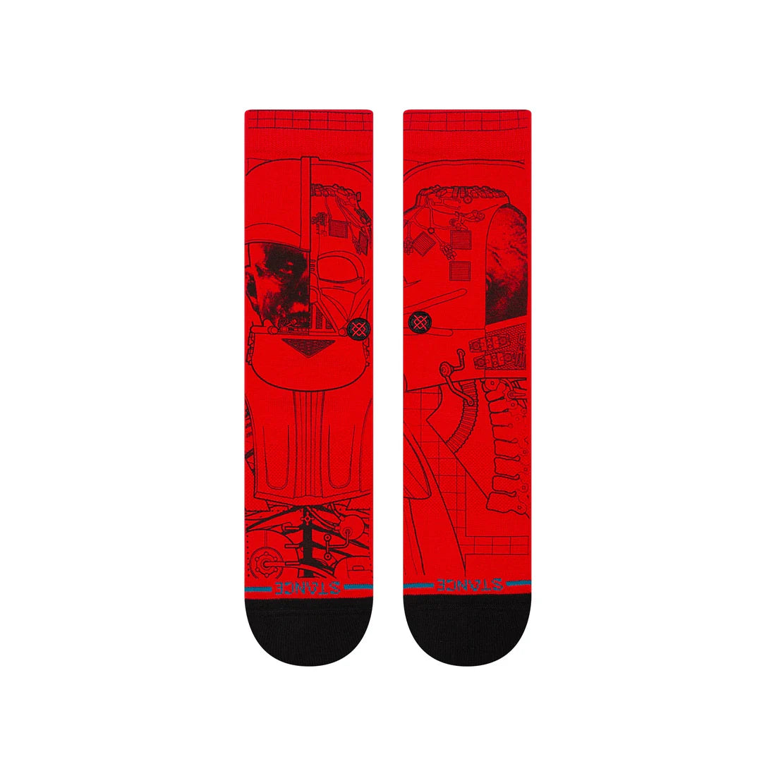 Stance Unisex Vader Star Wars Socks Red