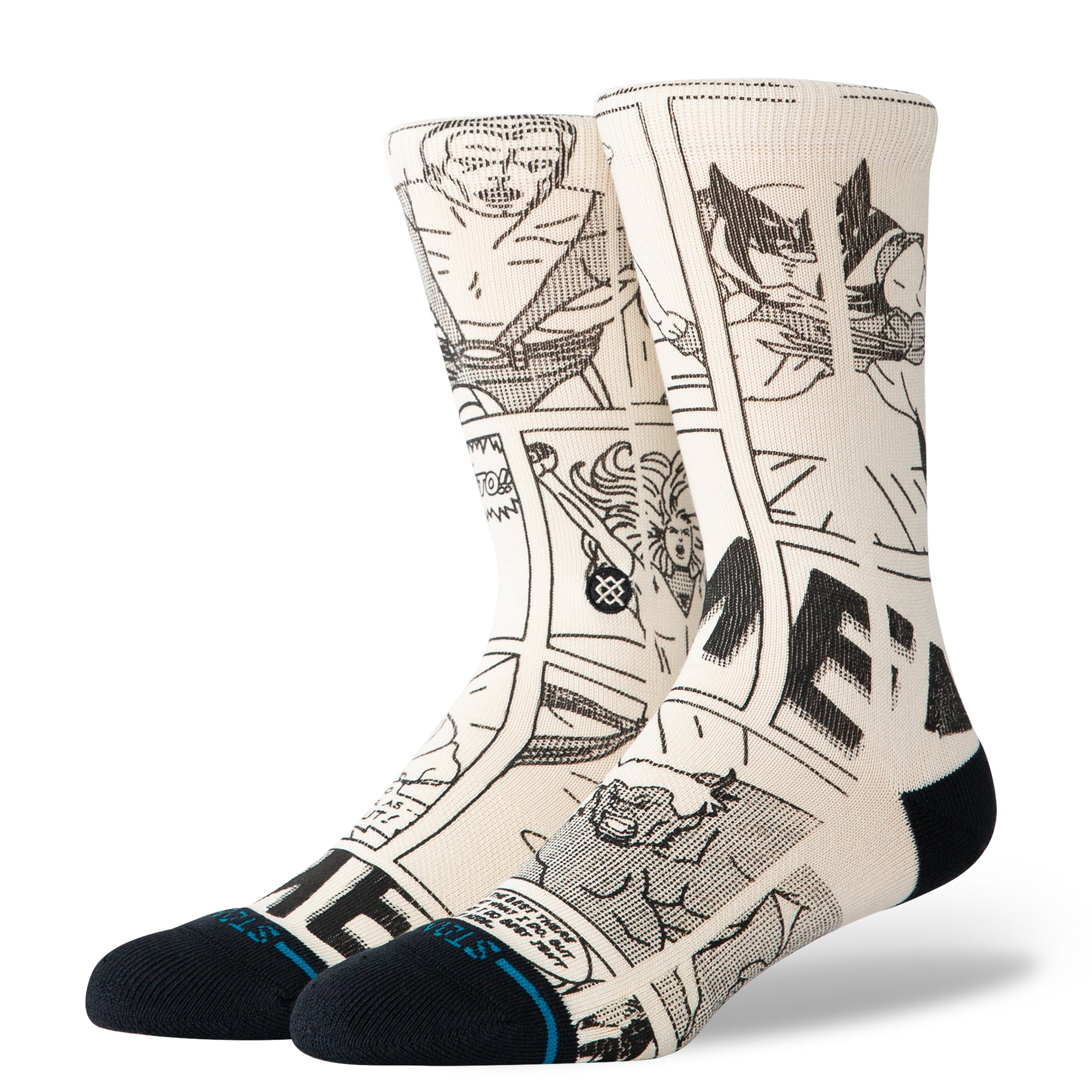 Stance Unisex Good VS Bad Crew Black White