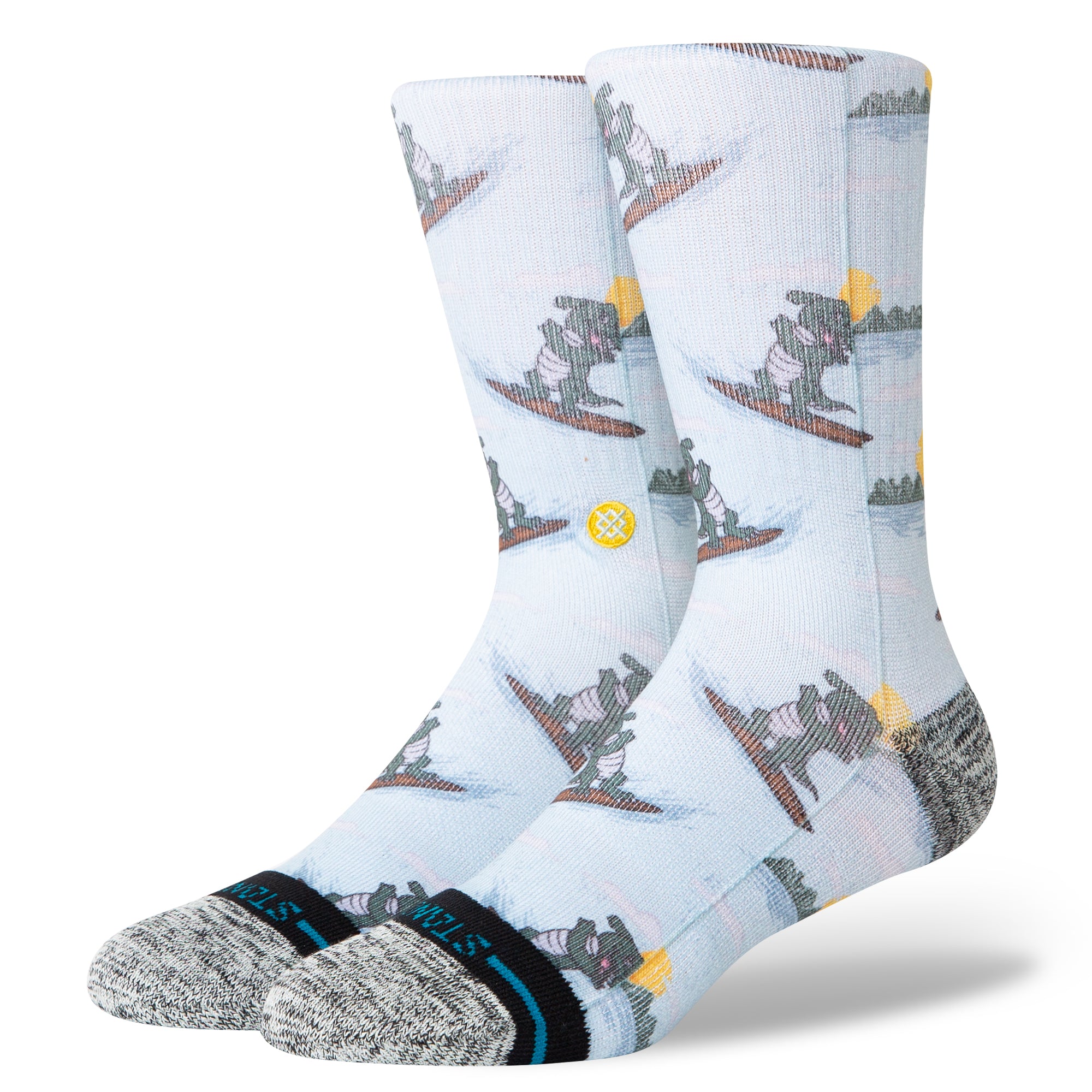 Stance Unisex Later Gator Crew Socks Light Blue