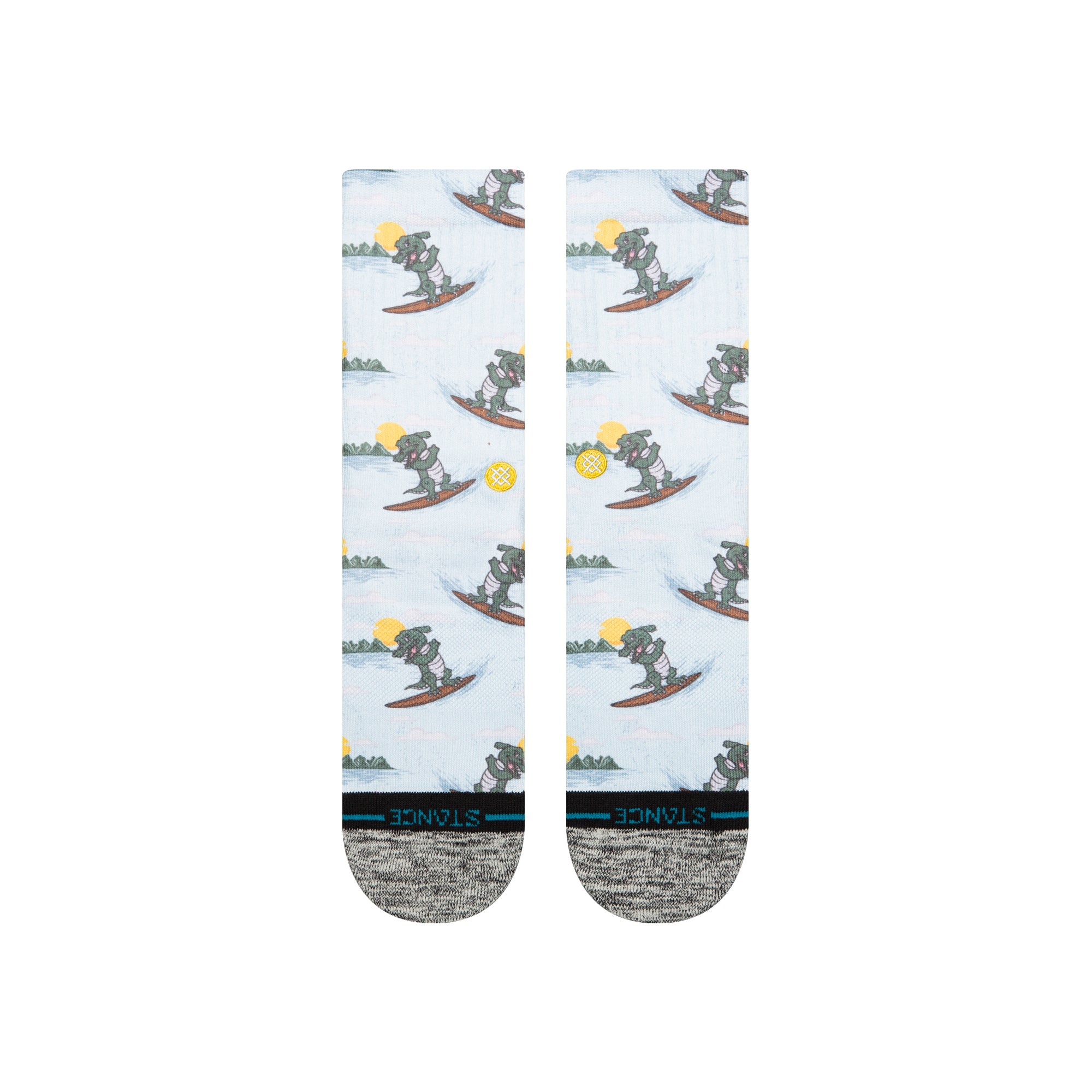 Stance Unisex Later Gator Crew Socks Light Blue