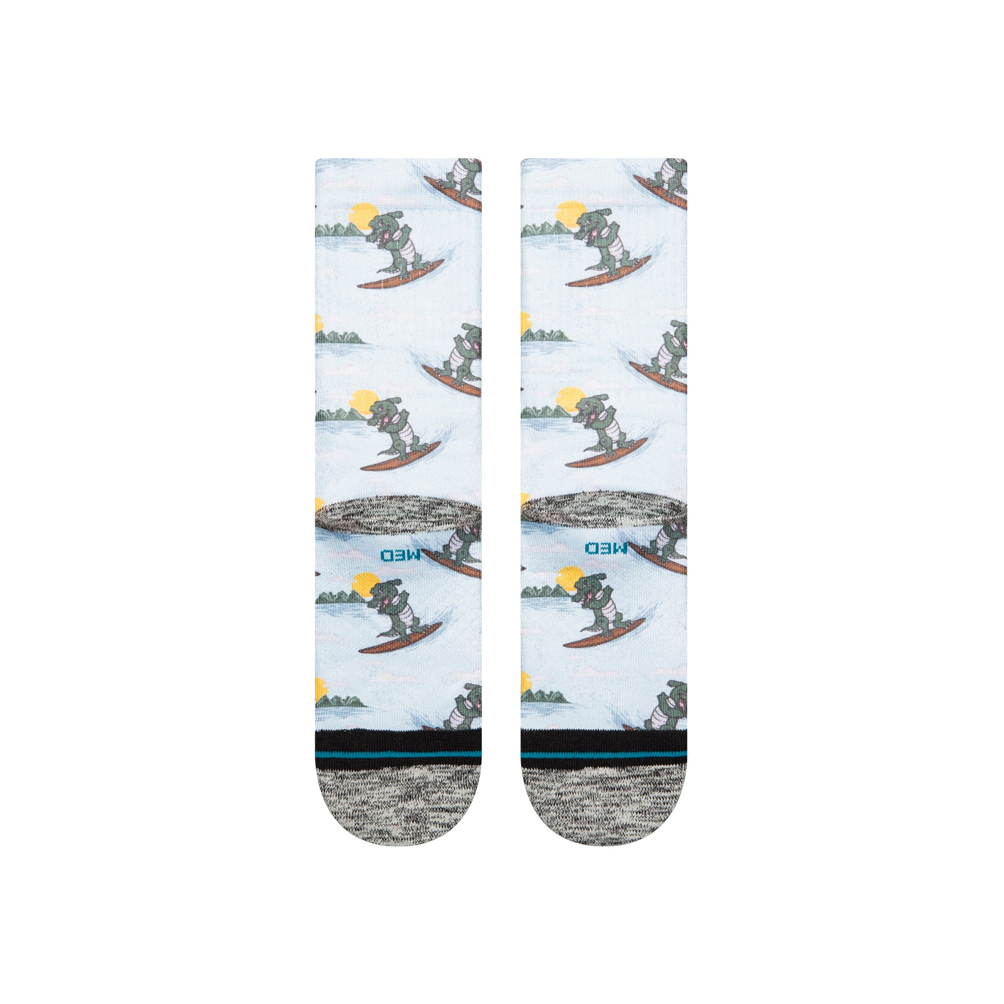 Stance Unisex Later Gator Crew Socks Light Blue