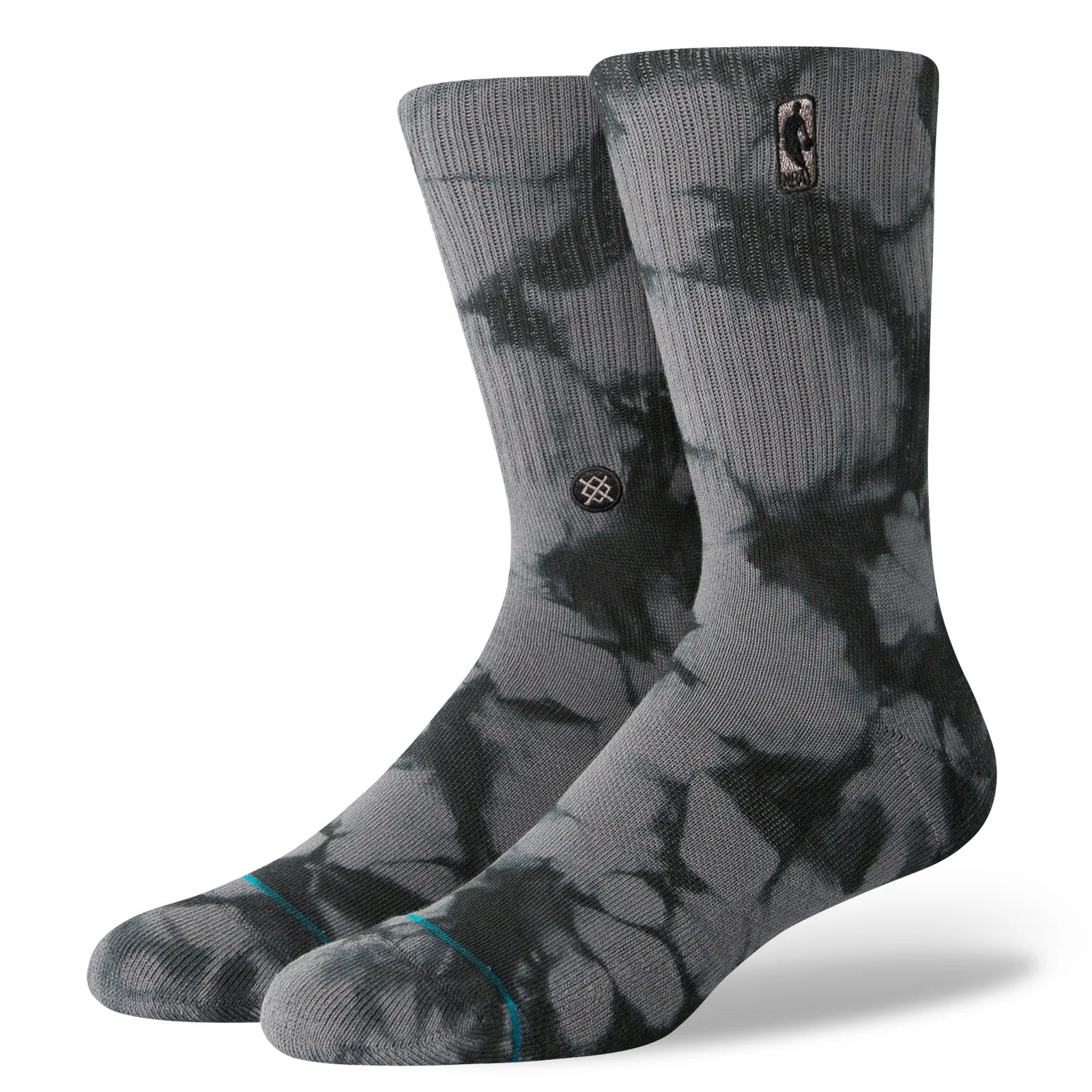 Stance Unisex NBA Logoman Dye Dark Grey