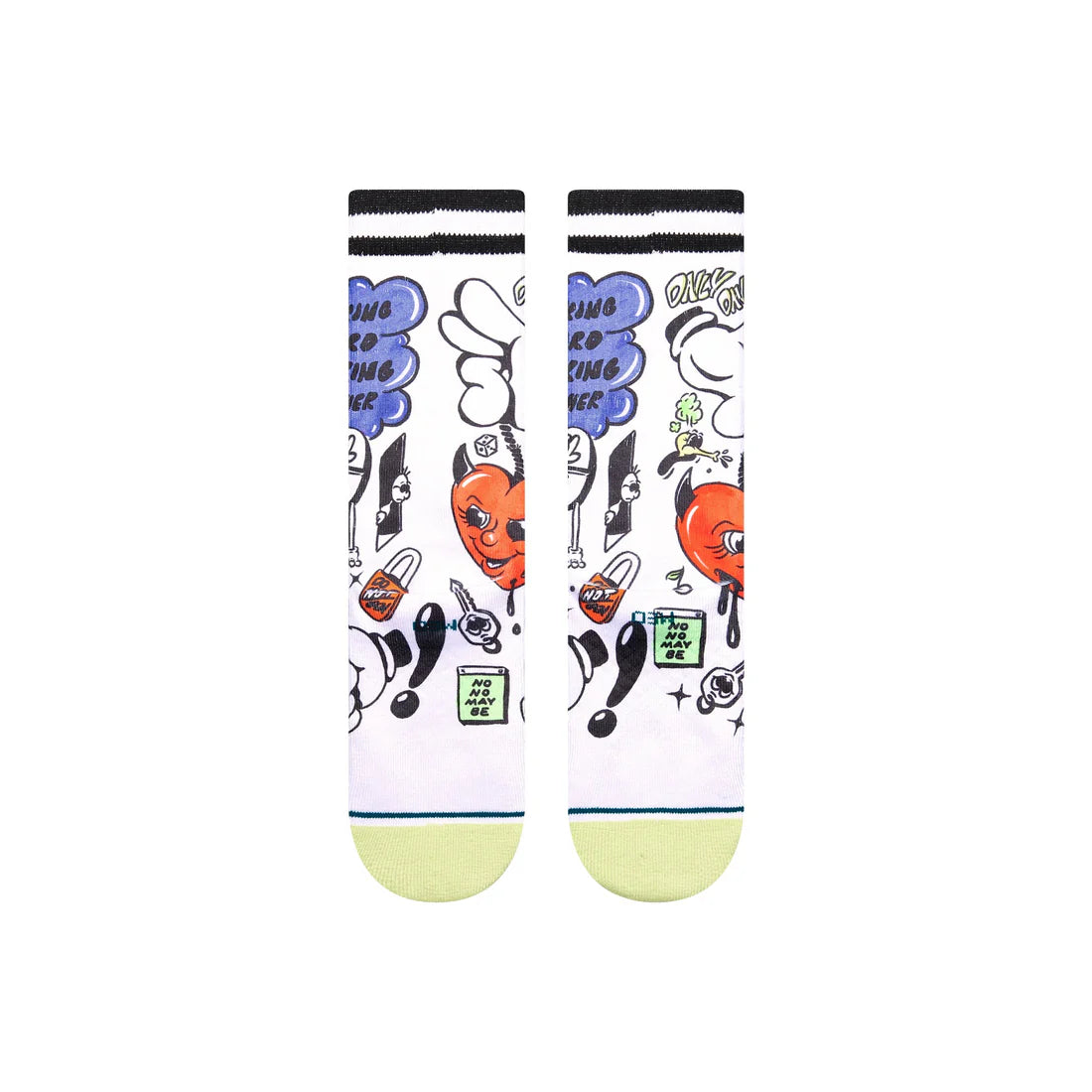 Stance Unisex Daily Danger Crew White