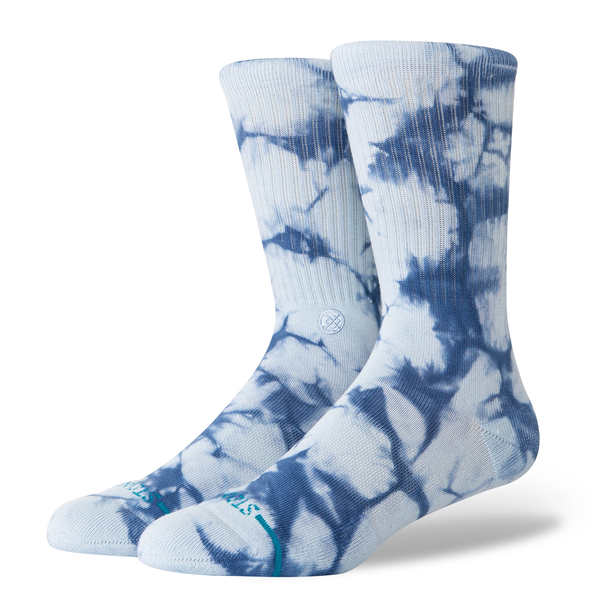 Stance Unisex Tied Up Crew Socks Ice Blue