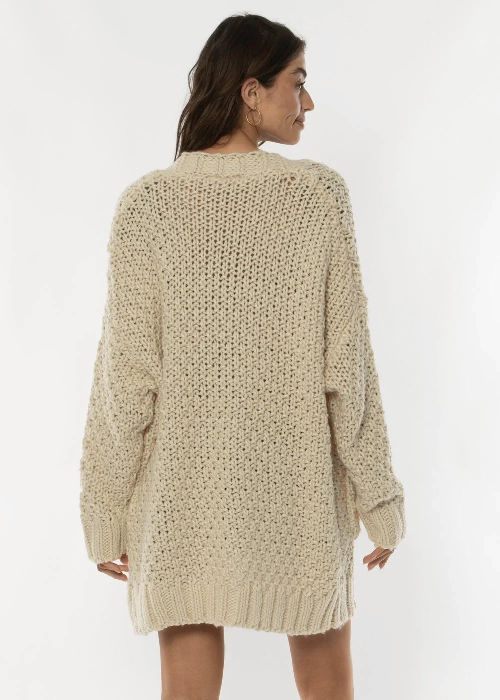 Amuse Womens Hibiscus Dreams Ls Cardigan