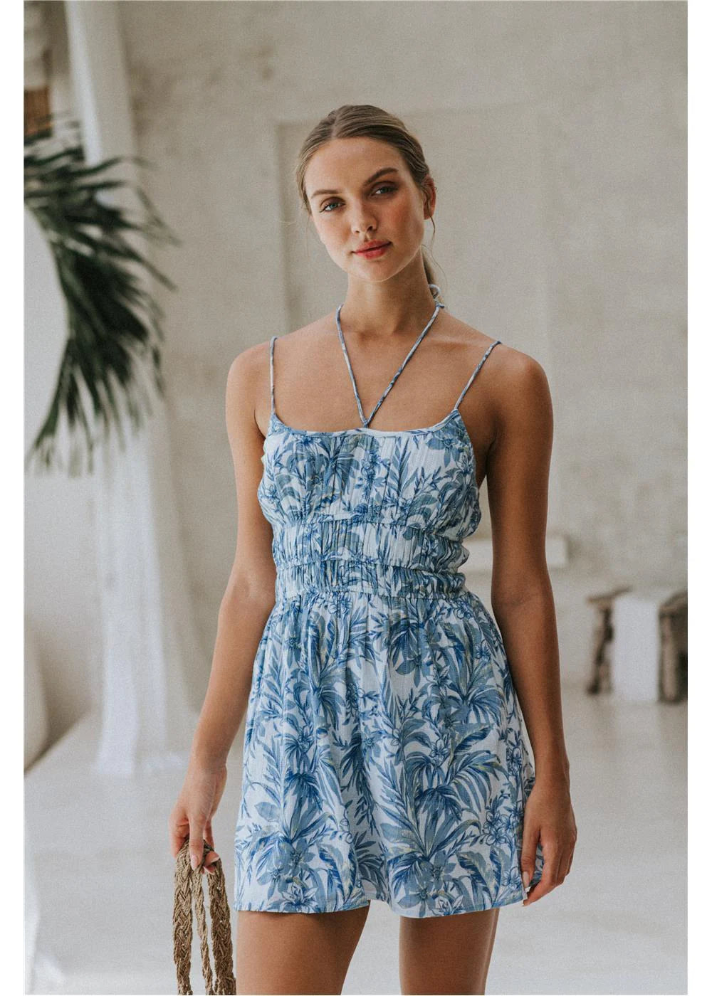 Amuse Society Sun Punch Woven Tank Dress