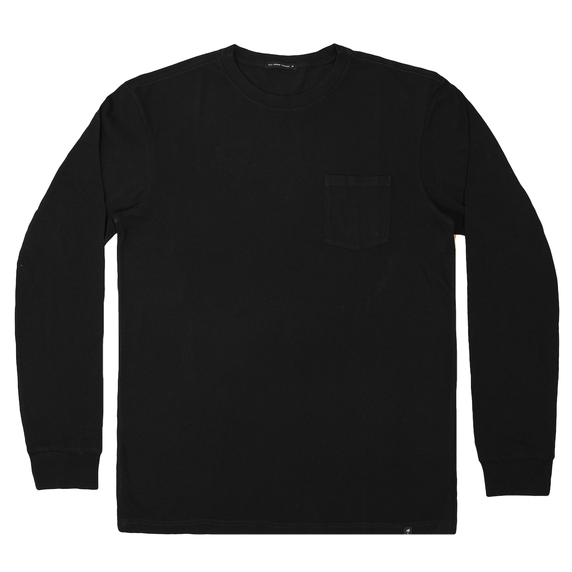 AGT Ls Pocket Tee Pigment Black