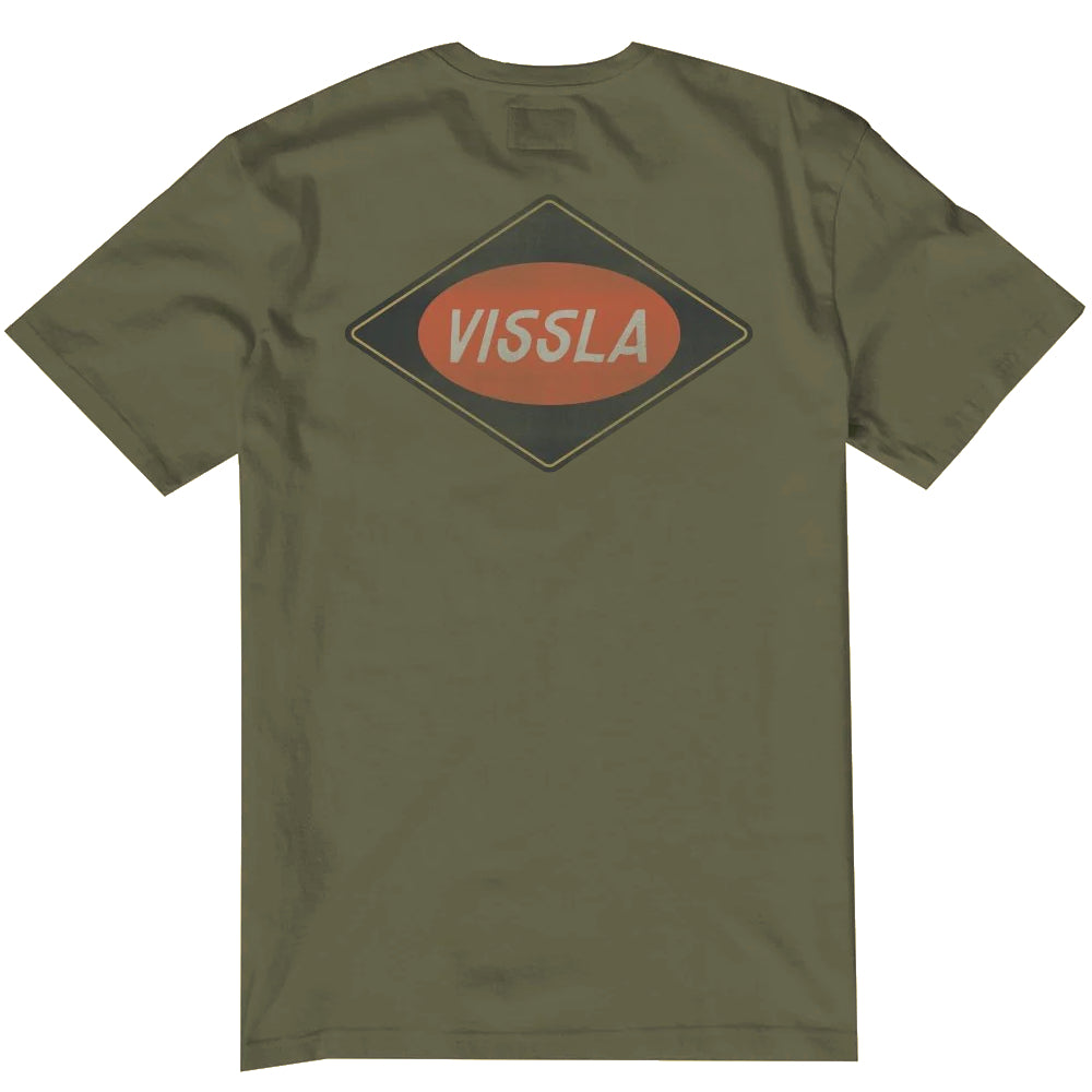 Vissla Mens Roundhouse Pocket Tee Surplus