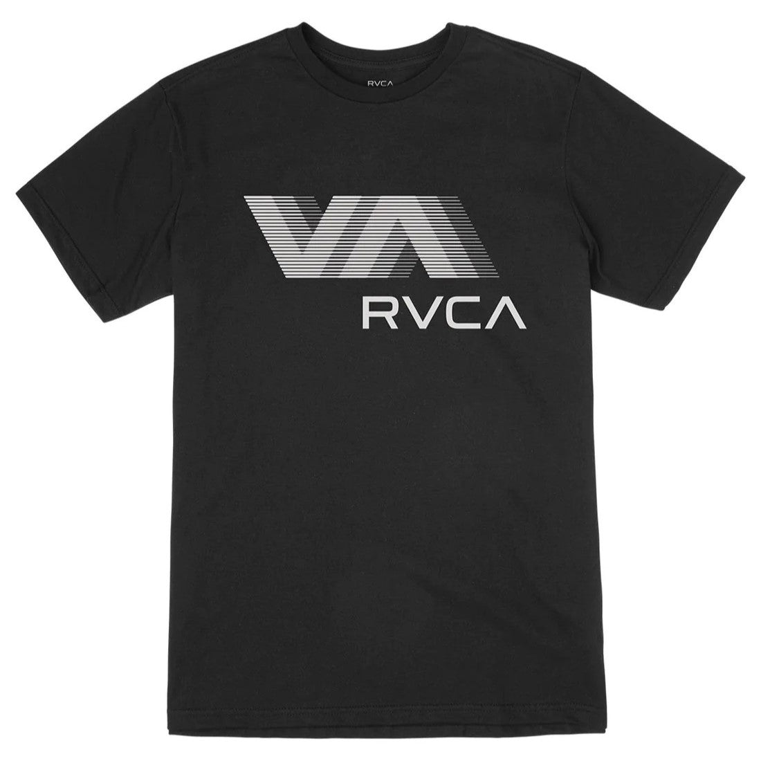 RVCA Mens VA RVCA Blur Ss Tee Black