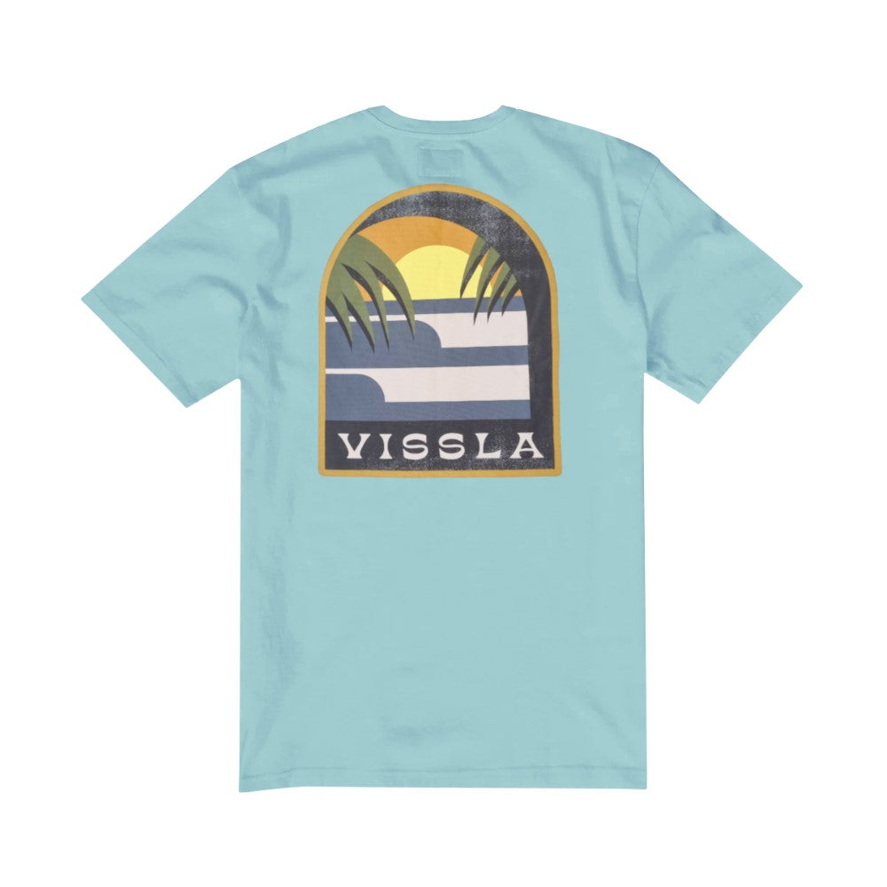 Vissla Boys Out The Window Premium Tee Chambray
