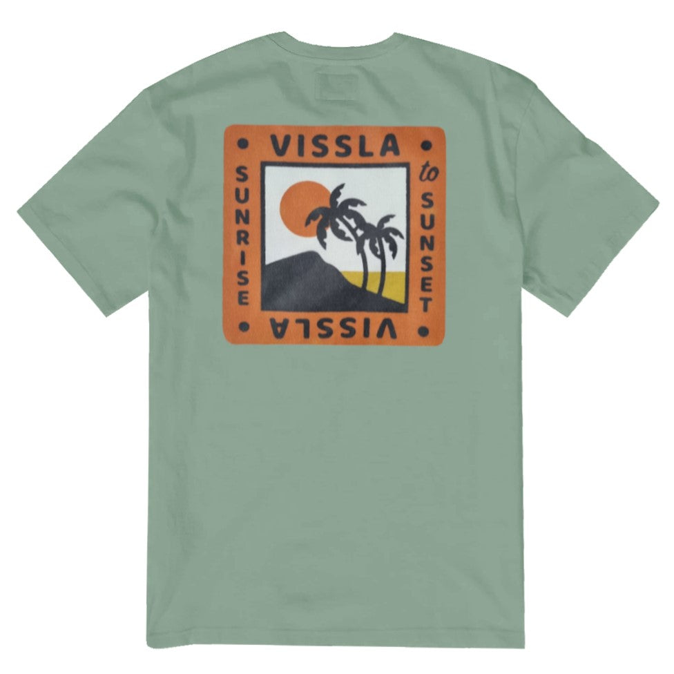 Vissla Boys Sunrise Tee Agave