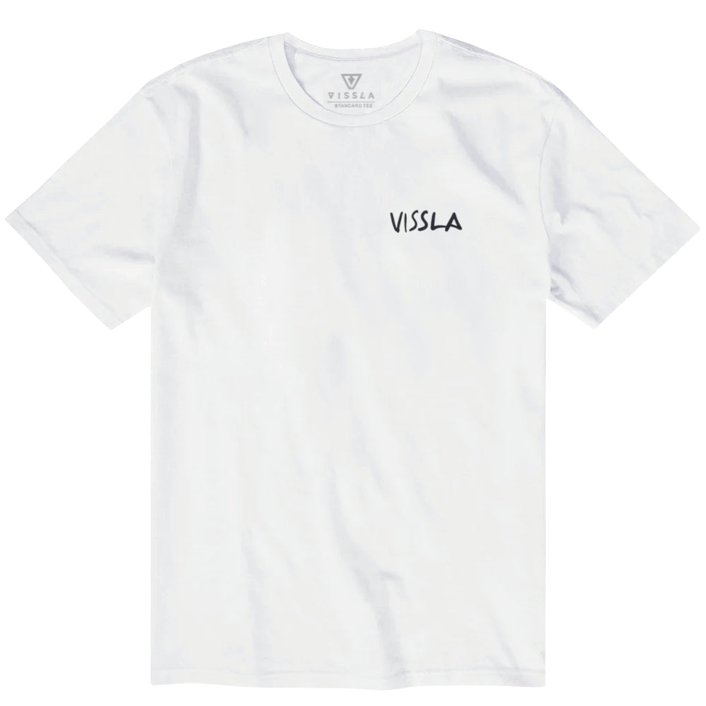 VIssla Boys Larmor X Bruce's Beauties Ss Tee White
