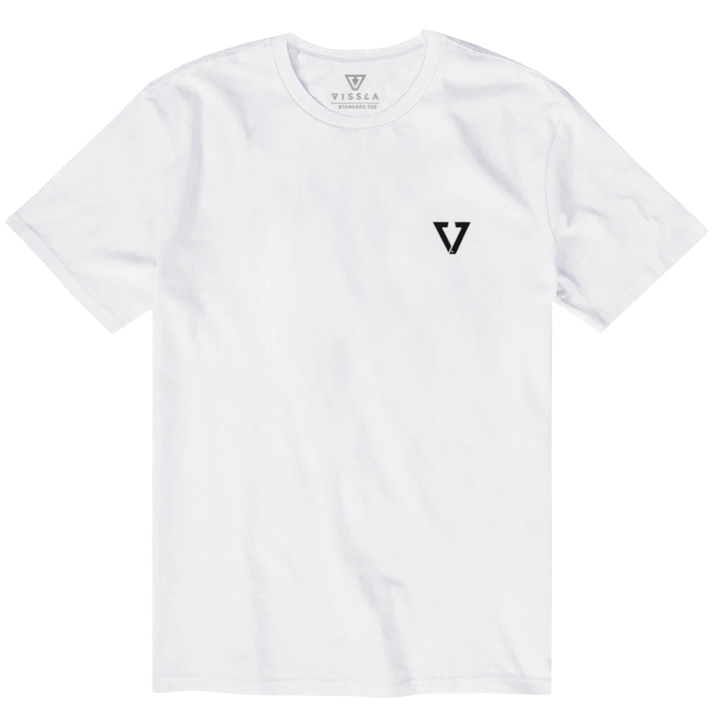 Vissla Boys Cape Town Badge Ss Tee White