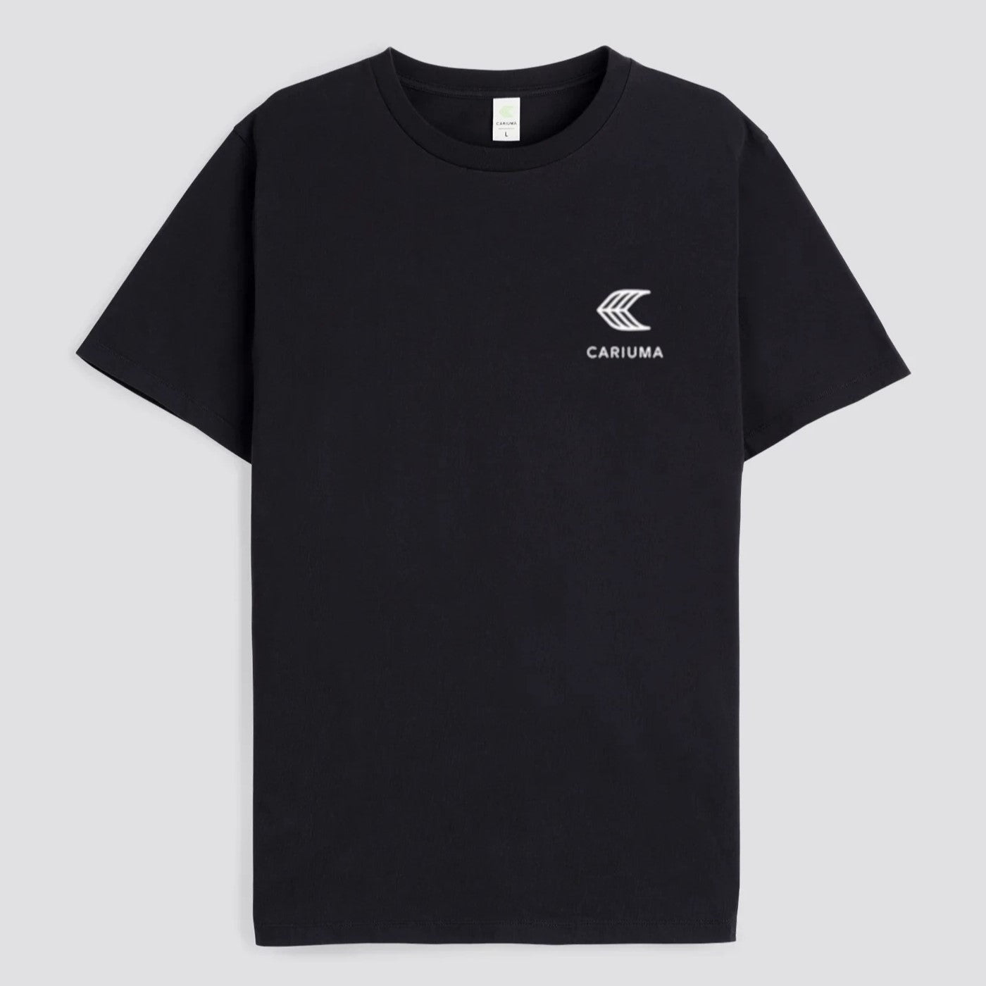 Cariuma Mens Tee Black Off White Logo