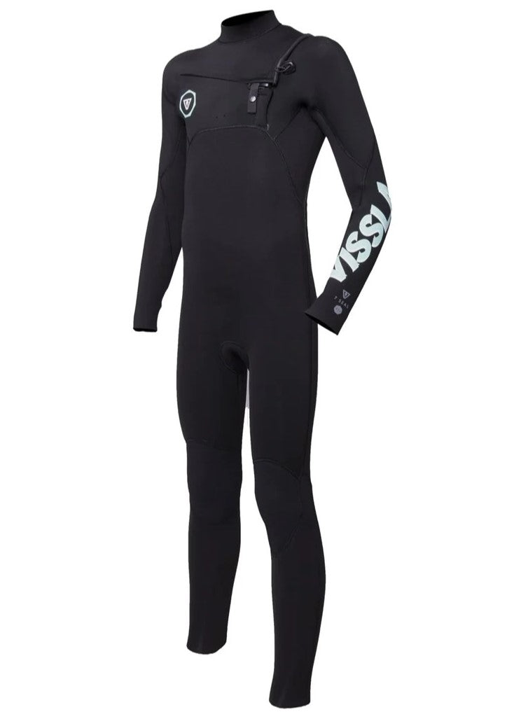 Vissla Boys 7 Seas 4-3 Full Chest Zip Wetsuit