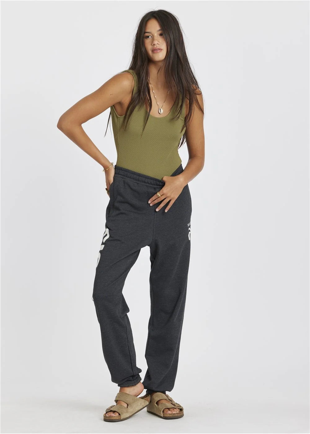 Sisstr Womens Sunset Walker Knit Pant Black