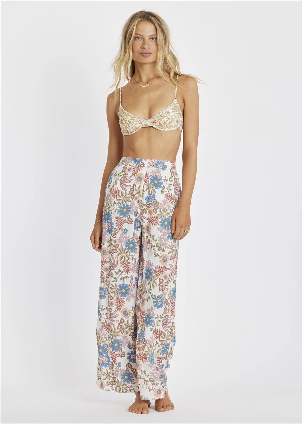Sisstr Womens Coastal Beach Woven Pant Sea Salt