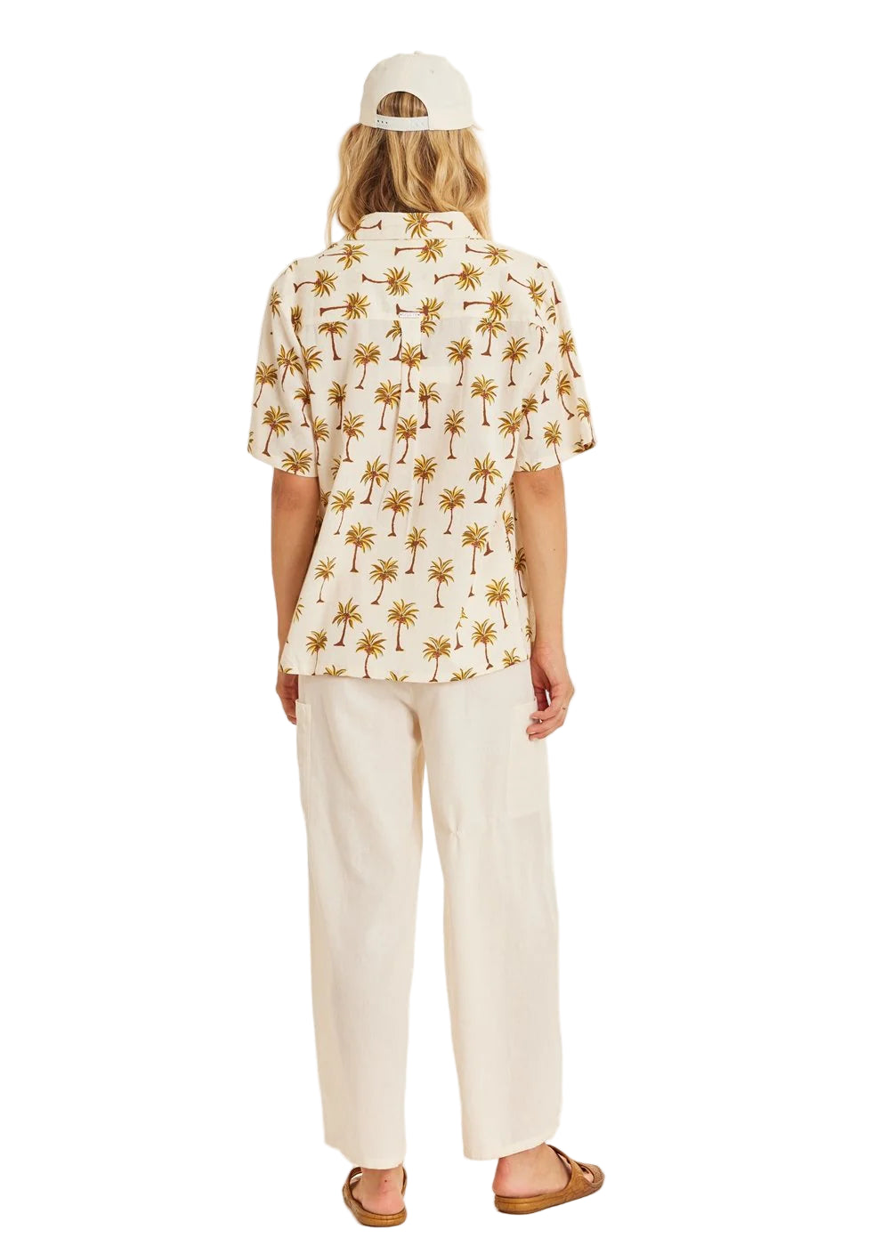 Sisstr Womens Under The Palms Woven Top Sea Salt