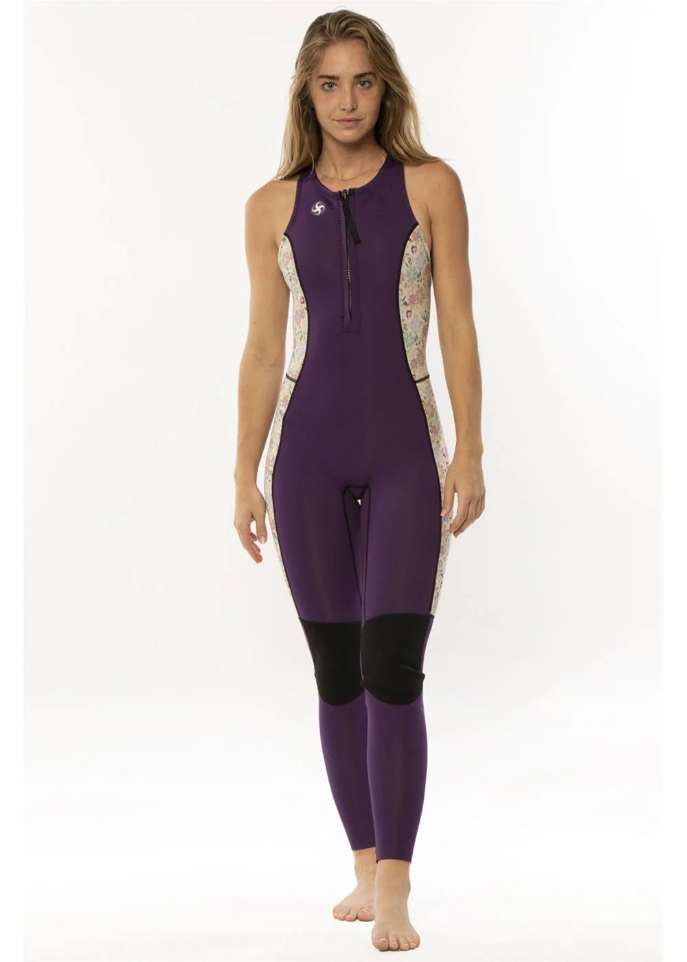Sisstr Womens 2-2 Long Jane Zip Front Violet