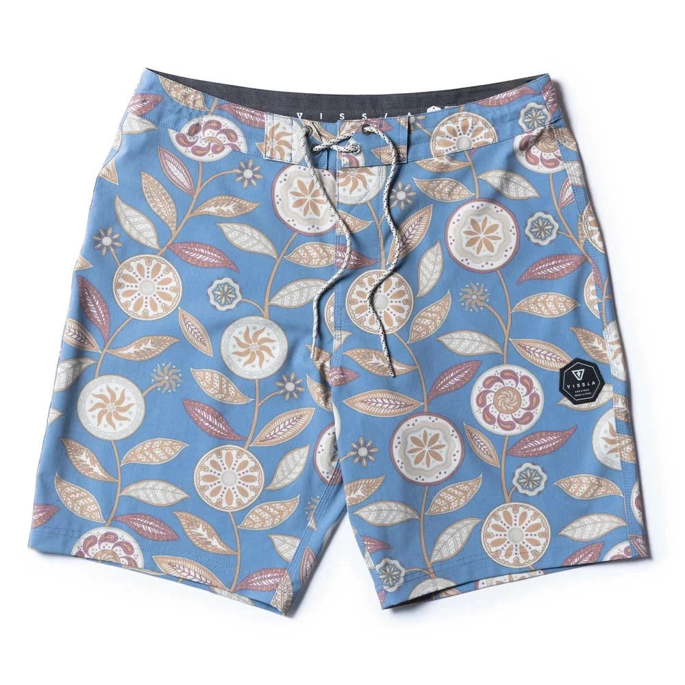 Vissla Mens Medallions 18.5" Boarshort Dark Denim