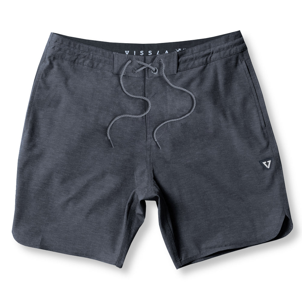 Vissla Mens Stoke'm 17.5" Boardshort Black