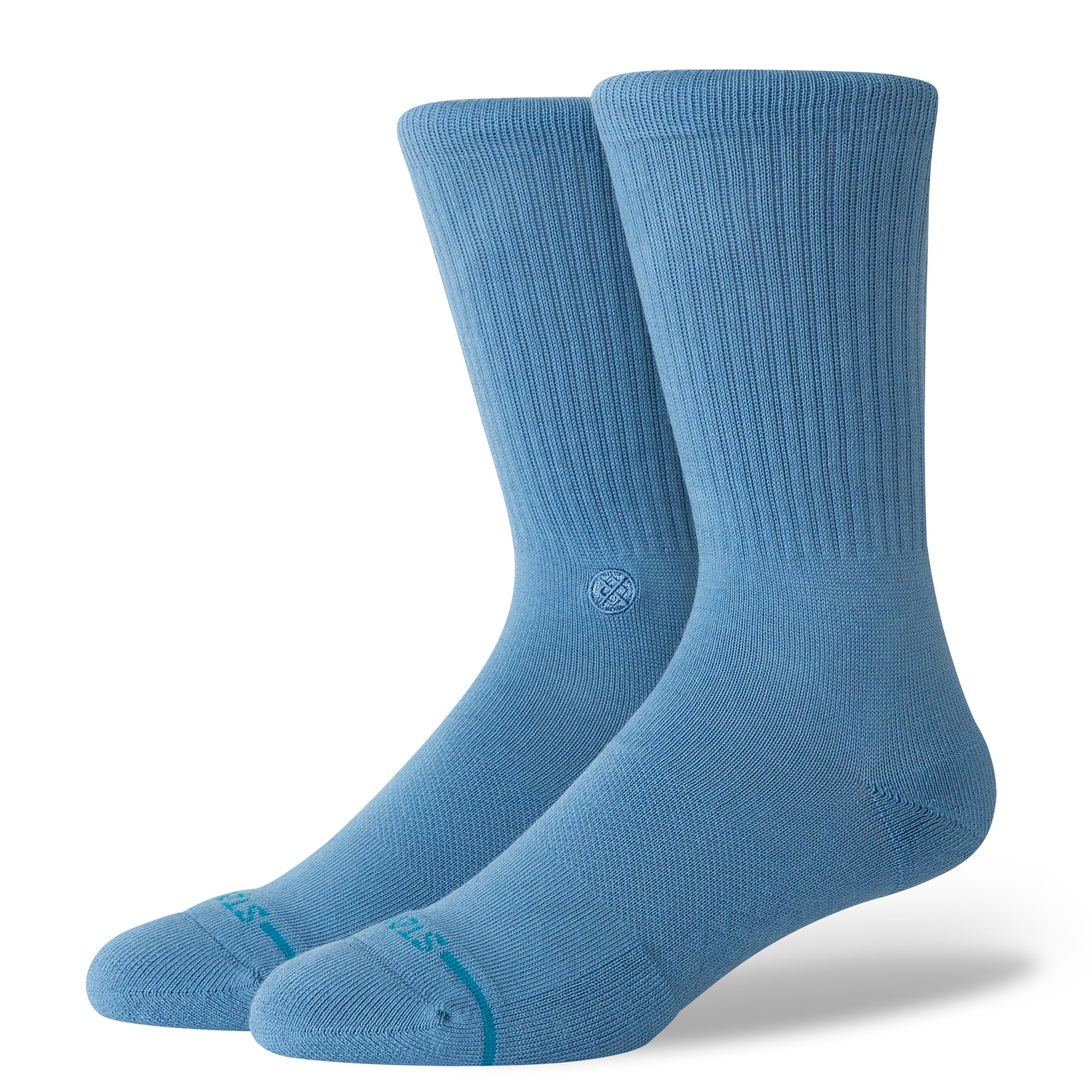 Stance Unisex Icon Crew Socks Blue Steel