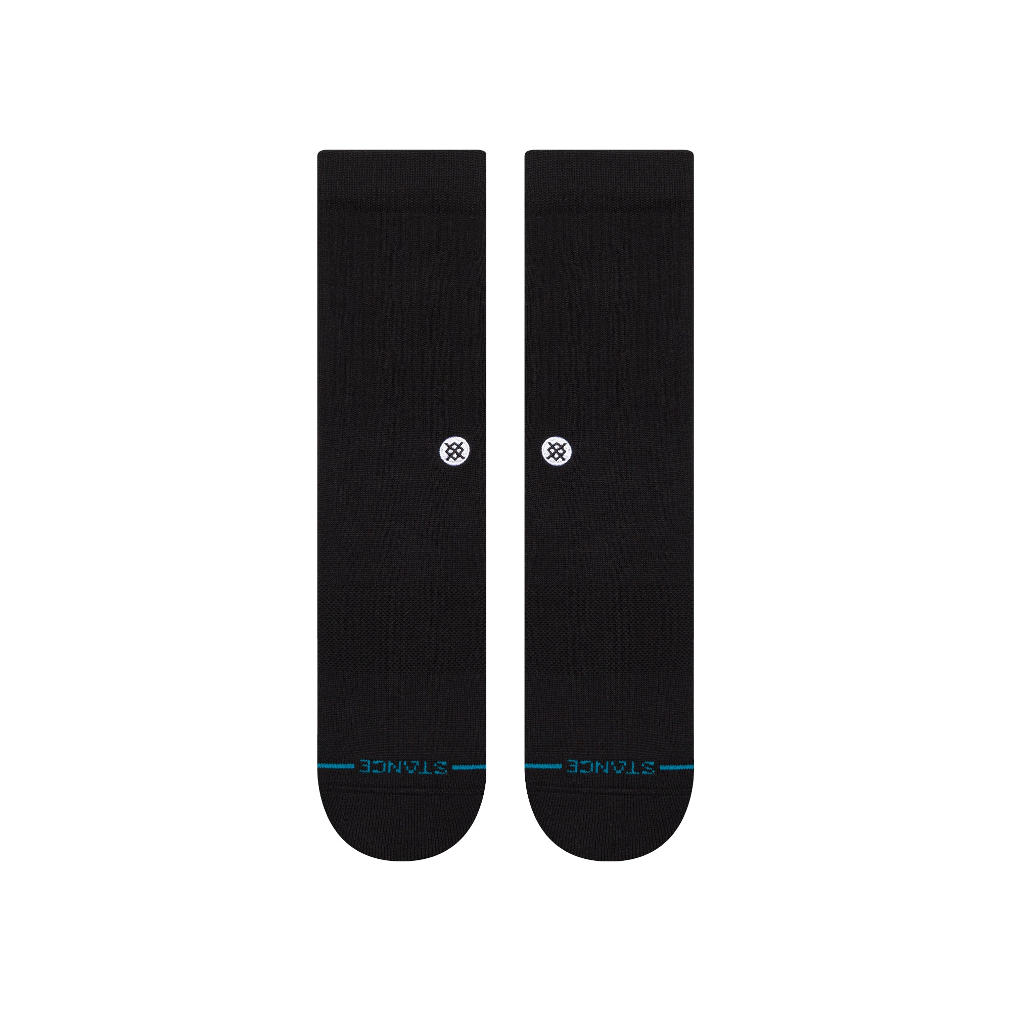 Stance Unisex Icon Crew Socks Black White