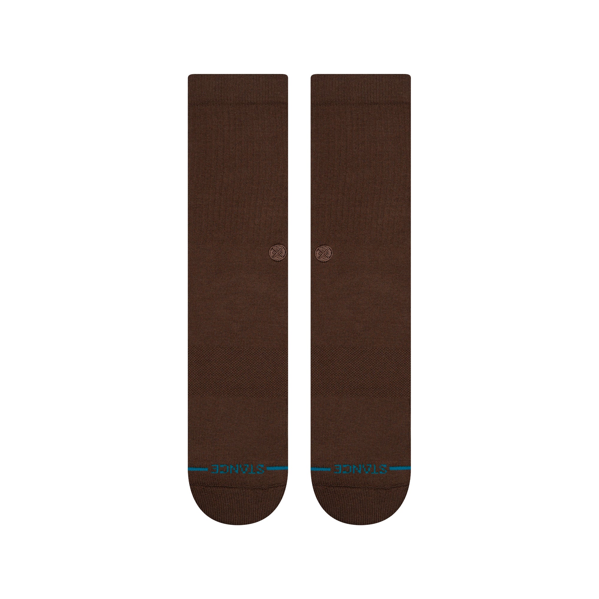 Stance Unisex Icon Crew Socks Brown
