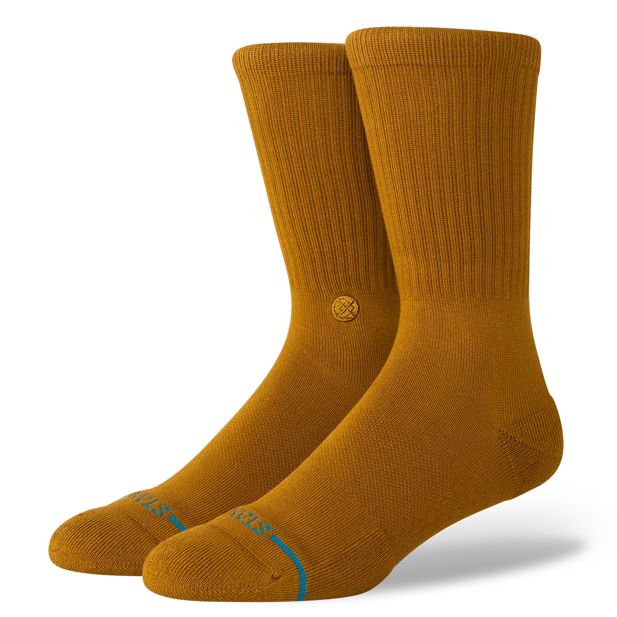Stance Unisex Icon Socks Gold Canvas