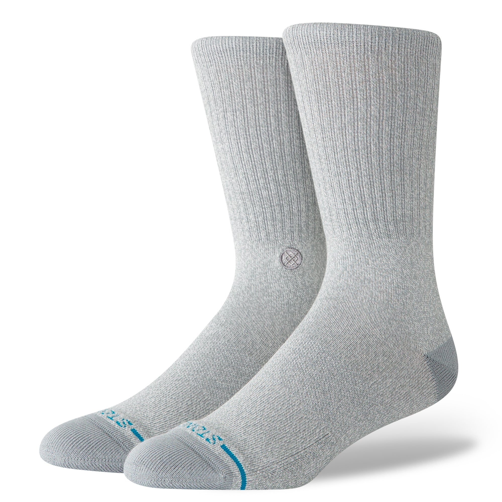 Stance Unisex Icon Crew Socks Grey Heather
