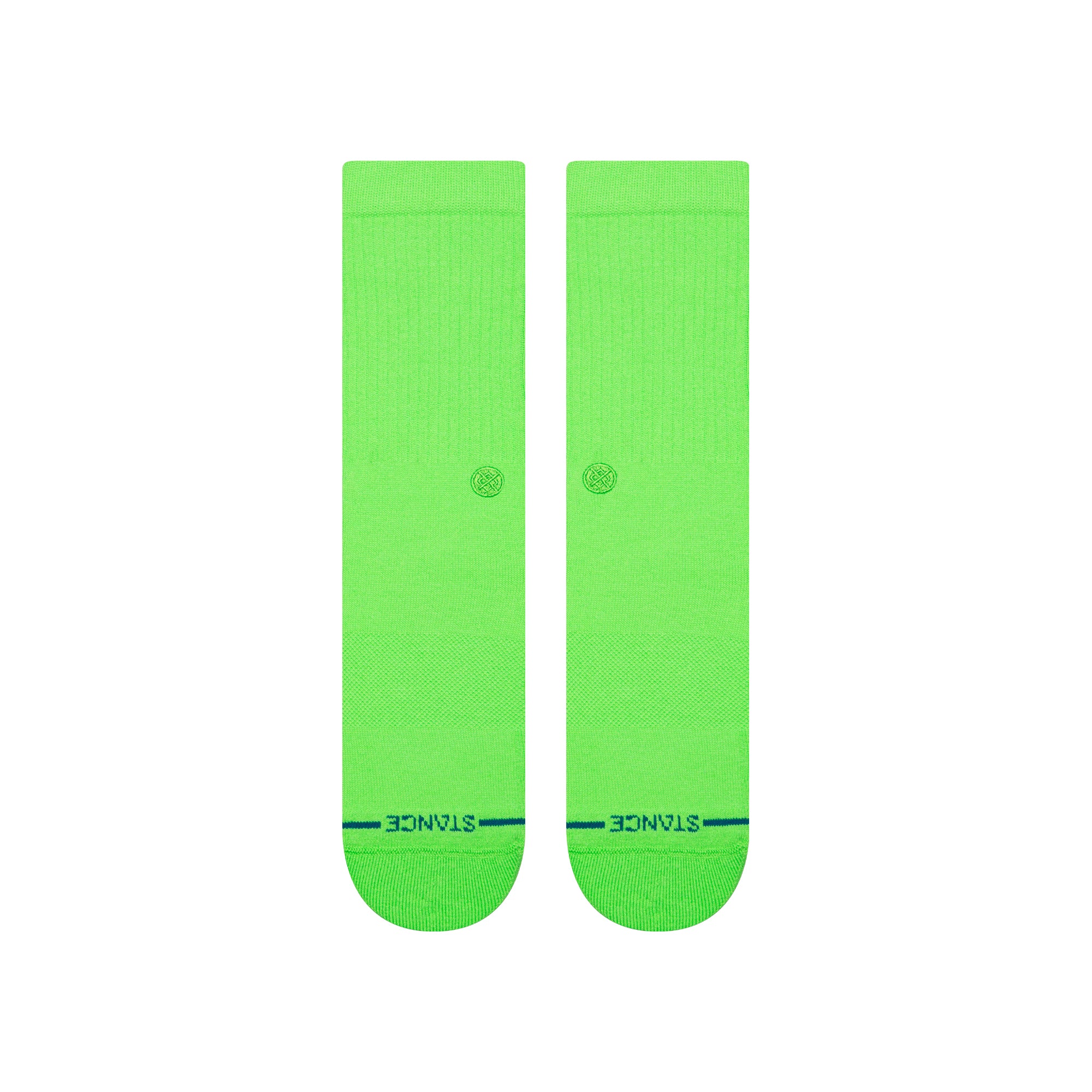Stance Mens Icon Socks Neon Green