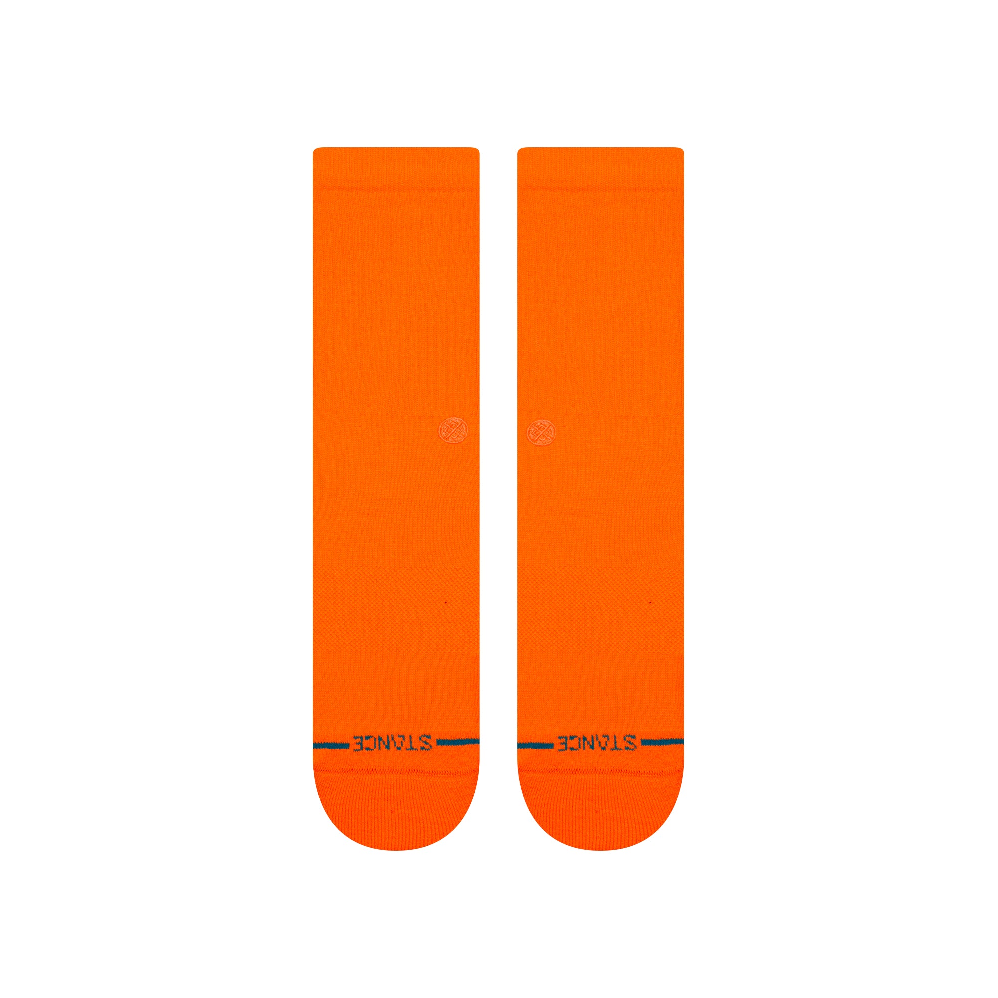 Stance Mens Icon Socks Neon Orange