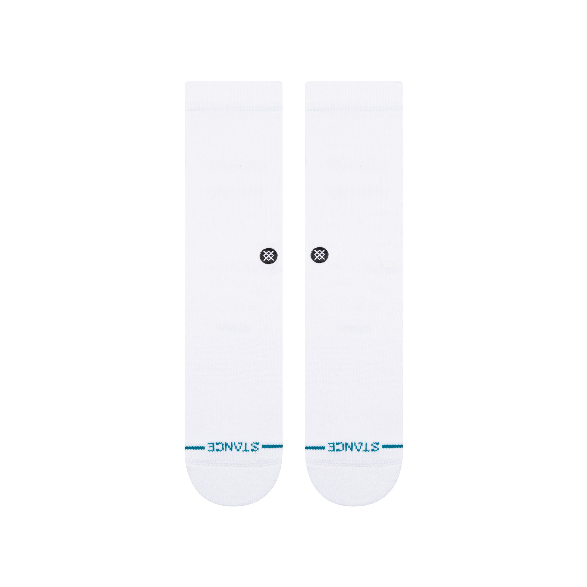 Stance Unisex Icon Crew Socks White Black