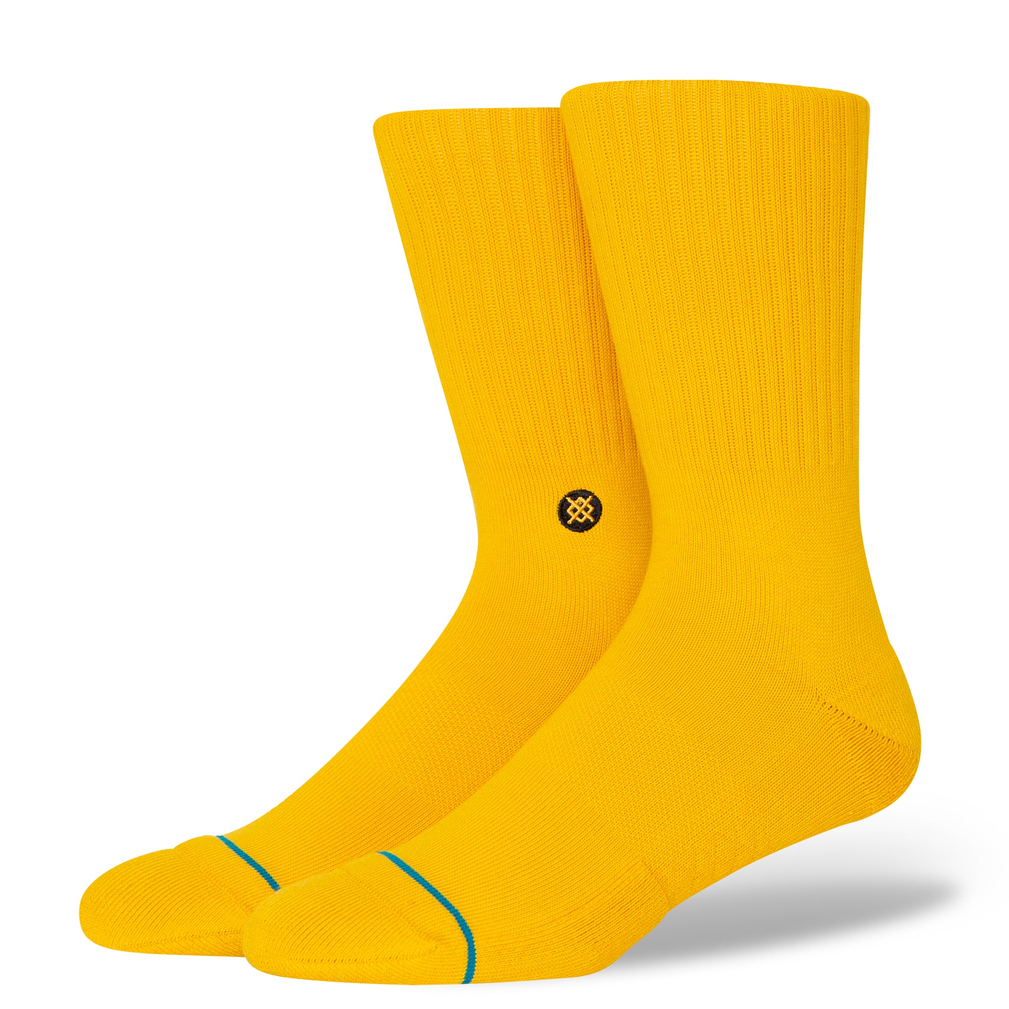 Stance Unisex Icon Crew Socks Yellow